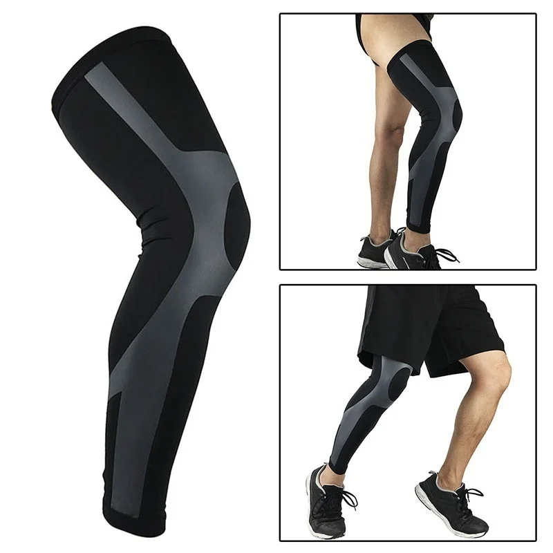 

Long Elbow Knee Pads Basketball Volleyball Football Tennis Suspenders Kinesiology Pads Protection Sports Safety