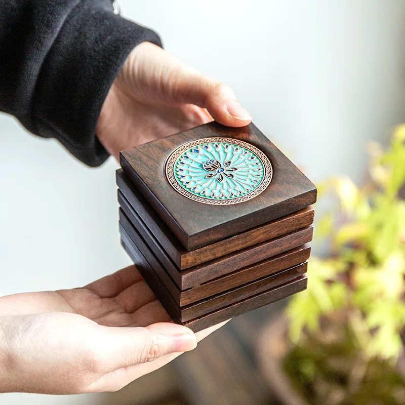 Подставка для чайного сервиза из массива дерева в японском стиле | Дом и сад