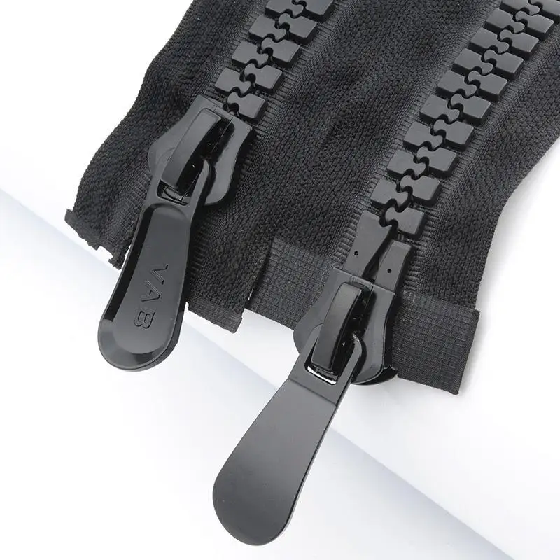 

No. 20 zip Double-headed double-open zipper strip Cotton coat plastic long down jacket shed zipper Garment accessories RT016