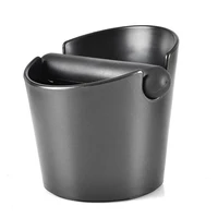 anti slip shock absorbent espresso knock box waste bin with detachable knock bar for barista anti slip coffee grind dump bin