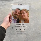 Подарок на день Святого Валентина, акриловая музыкальная доска в стиле Spotify на заказ, персональный фотоальбом для пар, акриловый фотоальбом на годовщину