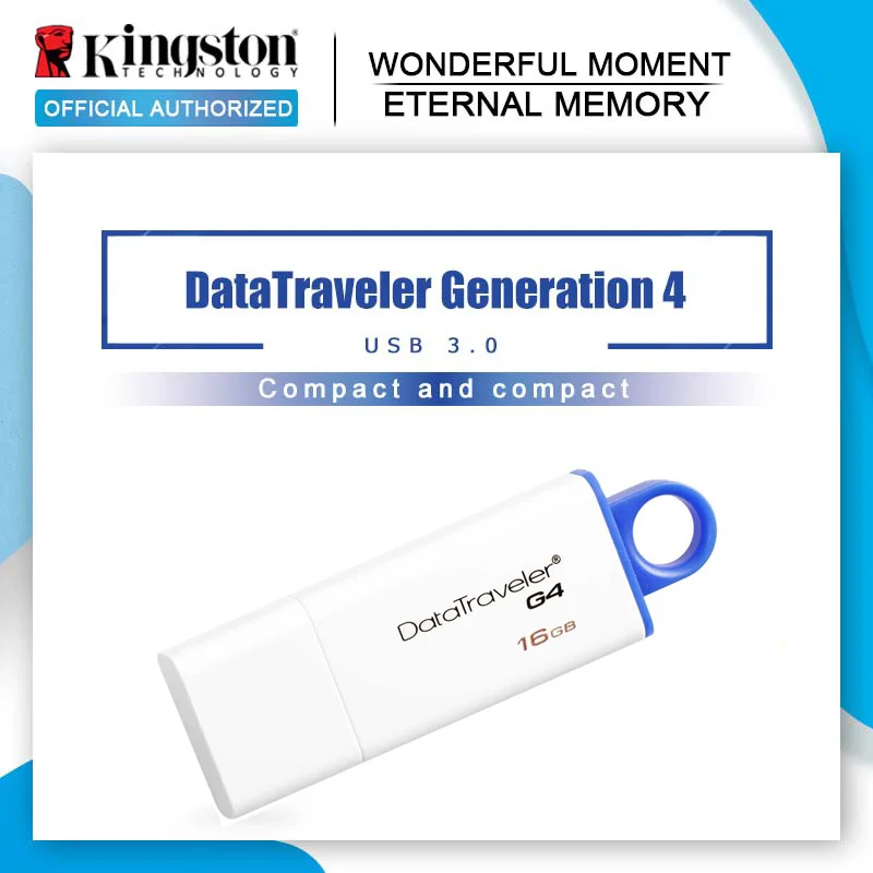 USB флеш накопитель Kingston DataTraveler G4 16 ГБ 32 3 0 PenDrives пластиковые ручки колпачки