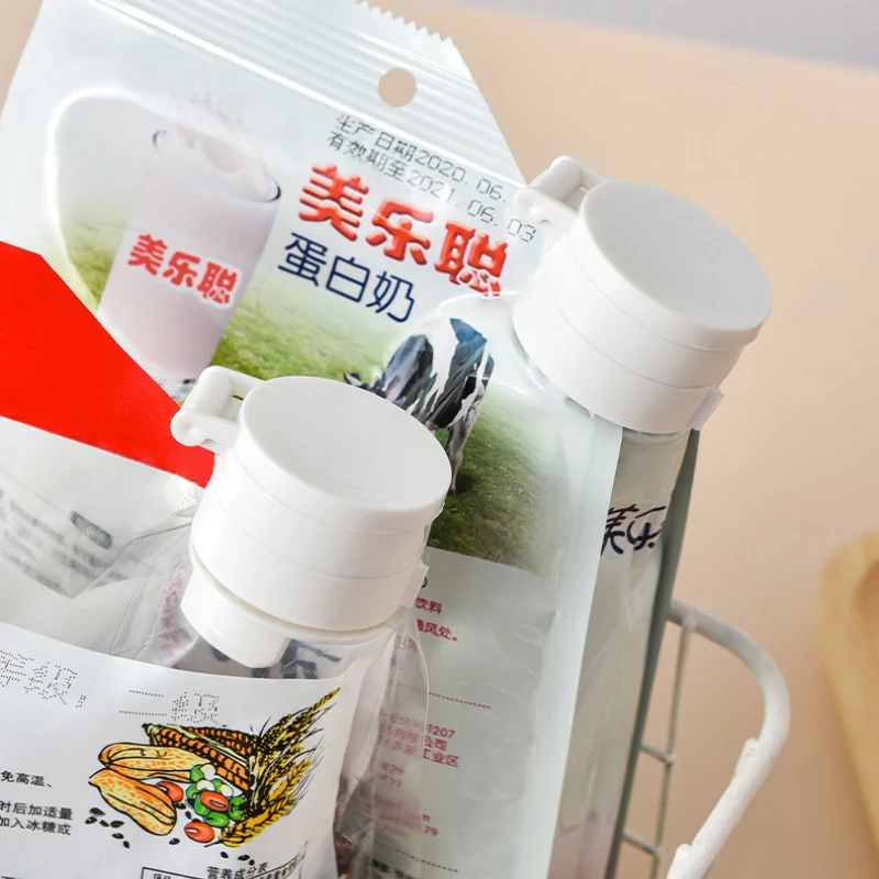 Discharge Nozzle Sealing Clip Food Snack Moisture-proof Seal Sealing Bag Clips Sealer Clamp Plastic Tool Kitchen Accessories