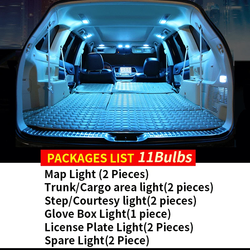 11x Canbus без ошибок светодиодный светильник для интерьера комплект 2013-2016 Honda CR-Z