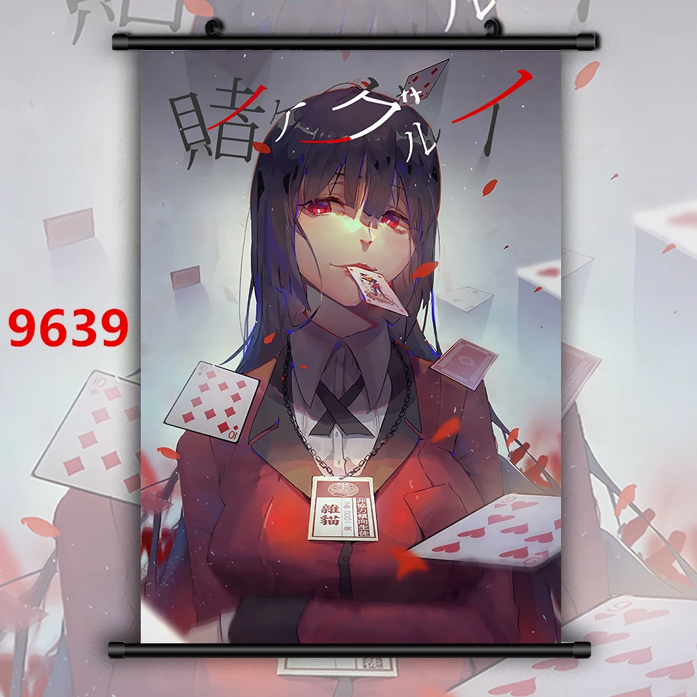 Kakegurui Jabami Yumeko Аниме Манга HD печать на стене постер свиток | Дом и сад