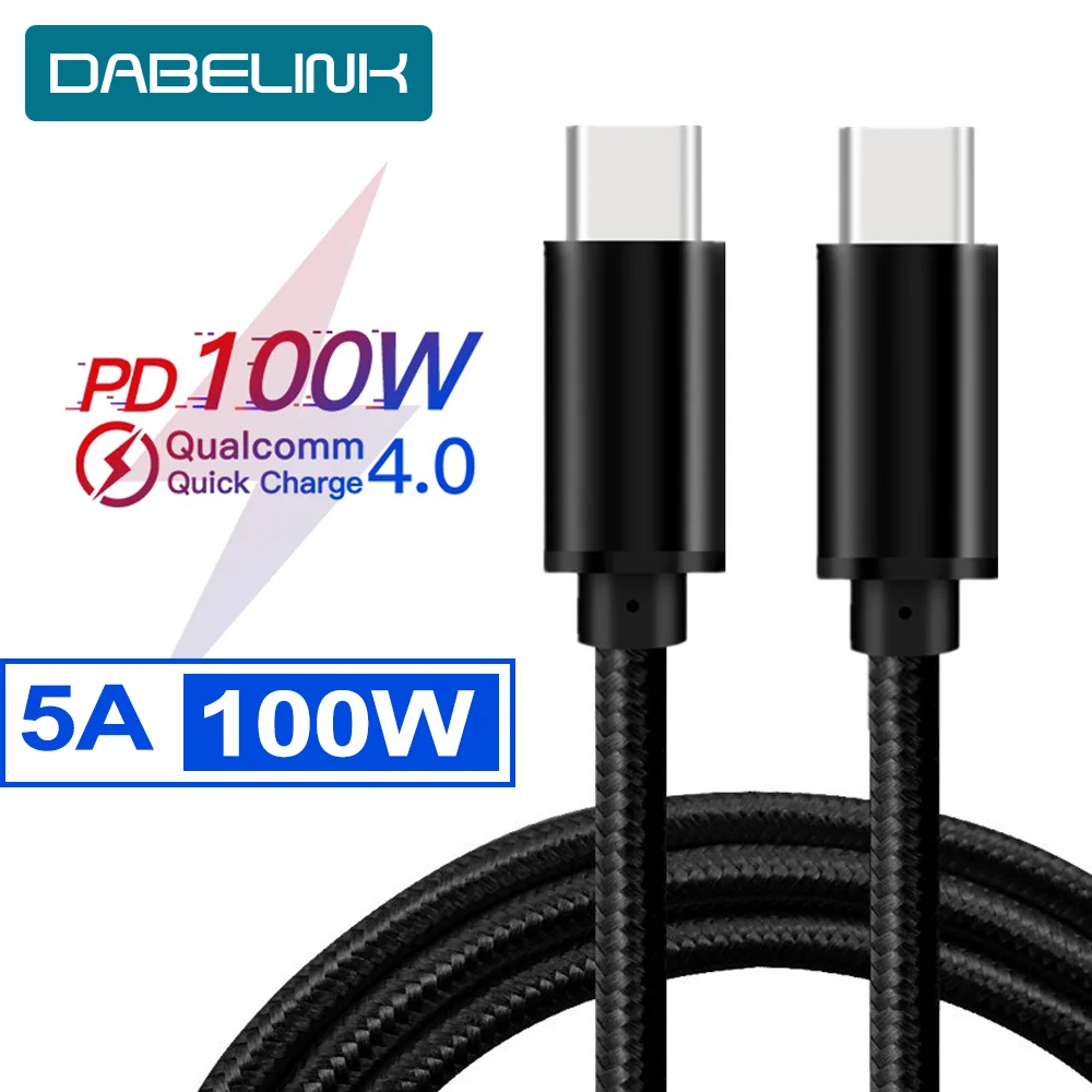 USB кабель для быстрой зарядки 5 А 100 Вт 4 0|Кабели мобильных телефонов| |