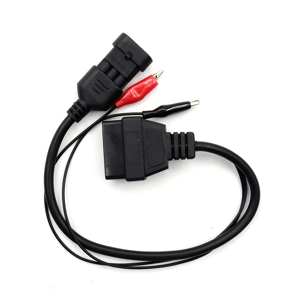 

10PCS Car cable for Fi*at 3 Pin to 16 Pin OBDII OBD2 connector Adapter Auto Car Cable obd 3pin Diagnostic Cable