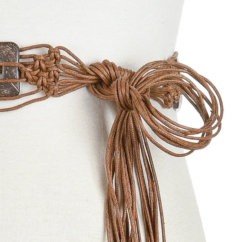 2021 RYFIX новый национальный ветер Вощеная Веревка Плетеный ручной ремень в