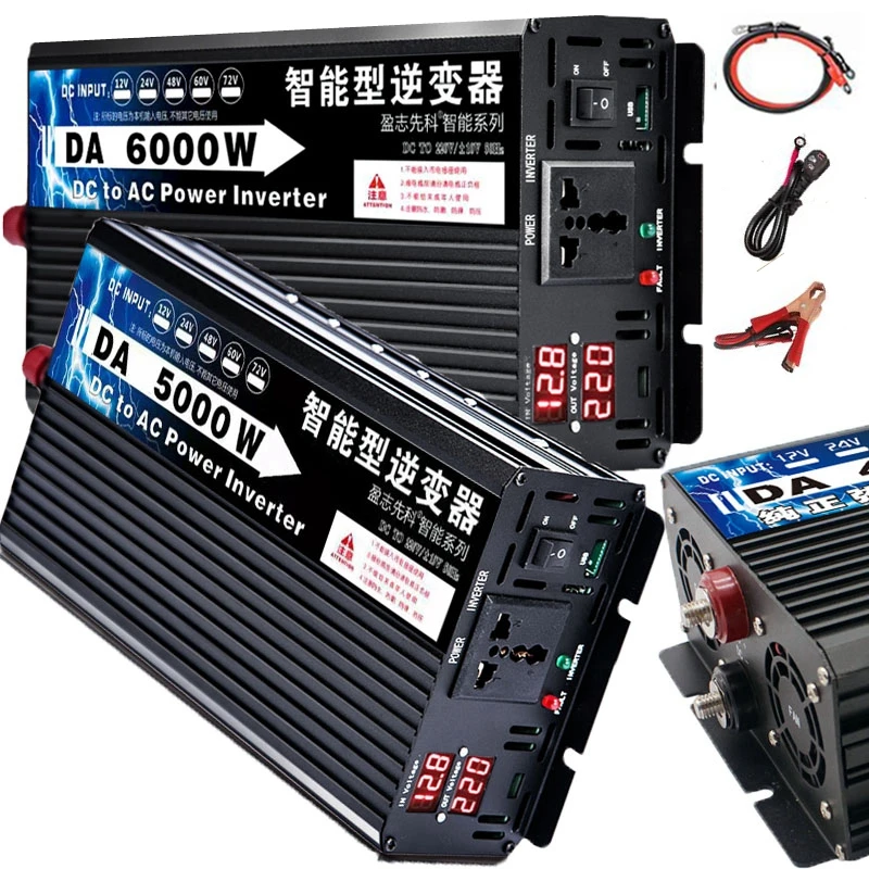 

Модифицированный синусоидальный бытовой преобразователь, сделай сам, микро инвертор, постоянный ток 12 В 24 В в переменный ток 220 В 50 Гц 5000 Вт ...