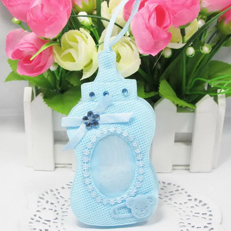

12pc/set Souvenirs Gifts Bag Candy Bag Baby Shower Birthday Party Christening Baptism Favor Packing Chocolate Baby Bottle Bag