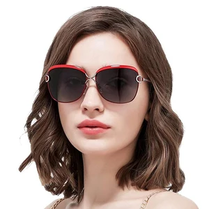 Женские солнцезащитные очки с градиентом UV400, 100% оригинальные поляризационные солнцезащитные очки в Звездном стиле с чехлом, S505, 2020