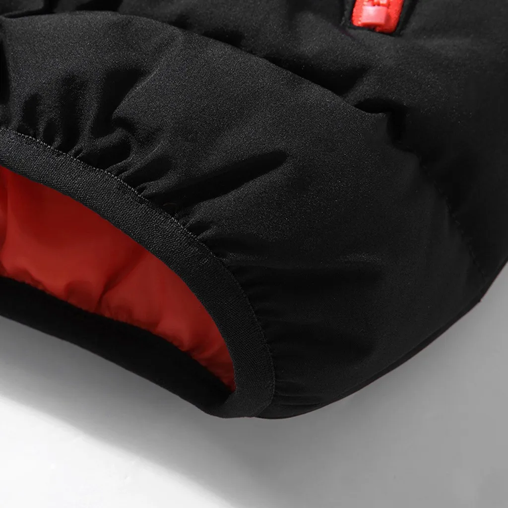 Парка мужская зимняя на молнии с капюшоном толстой подкладке|Мужские парки| |