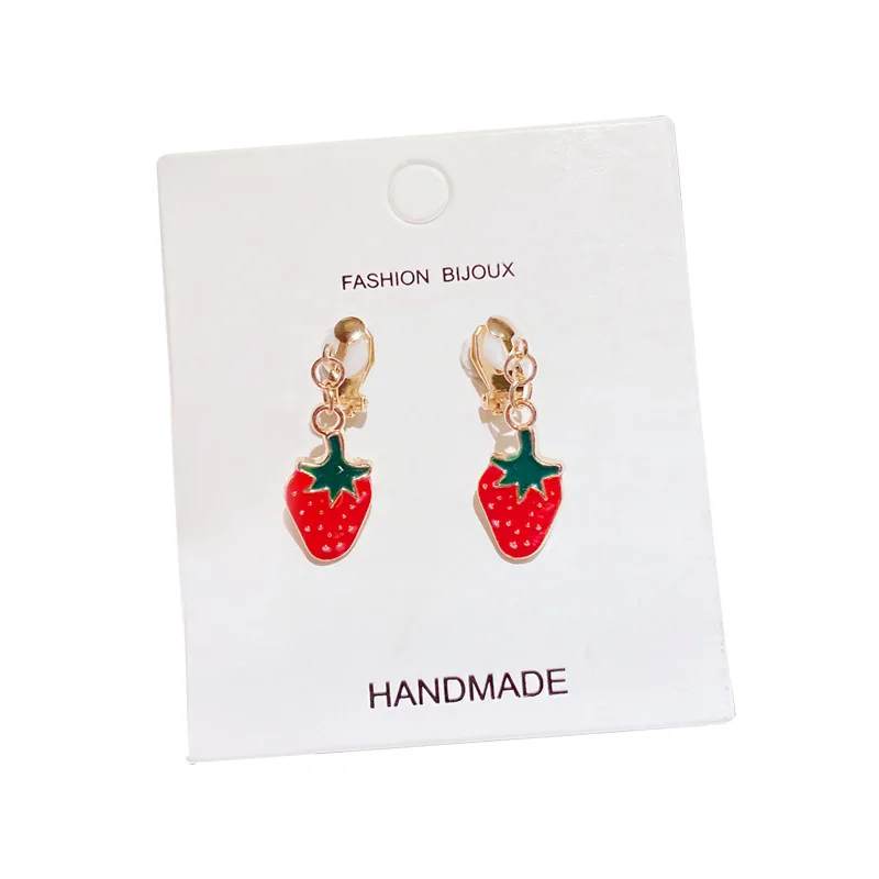 Симпатичные Безразмерные клипсы для девочек детские серьги студенческие