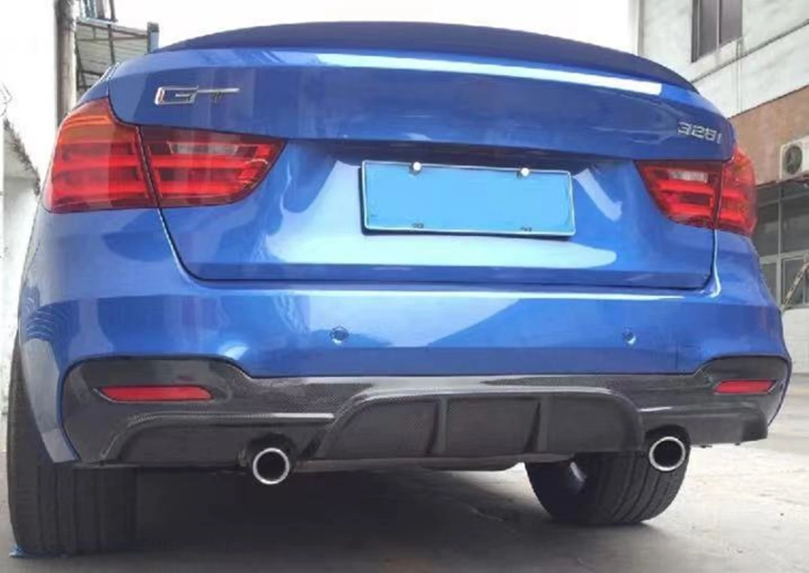 Диффузор для заднего бампера BMW F34 GT M Sport 2014-2017 МП |