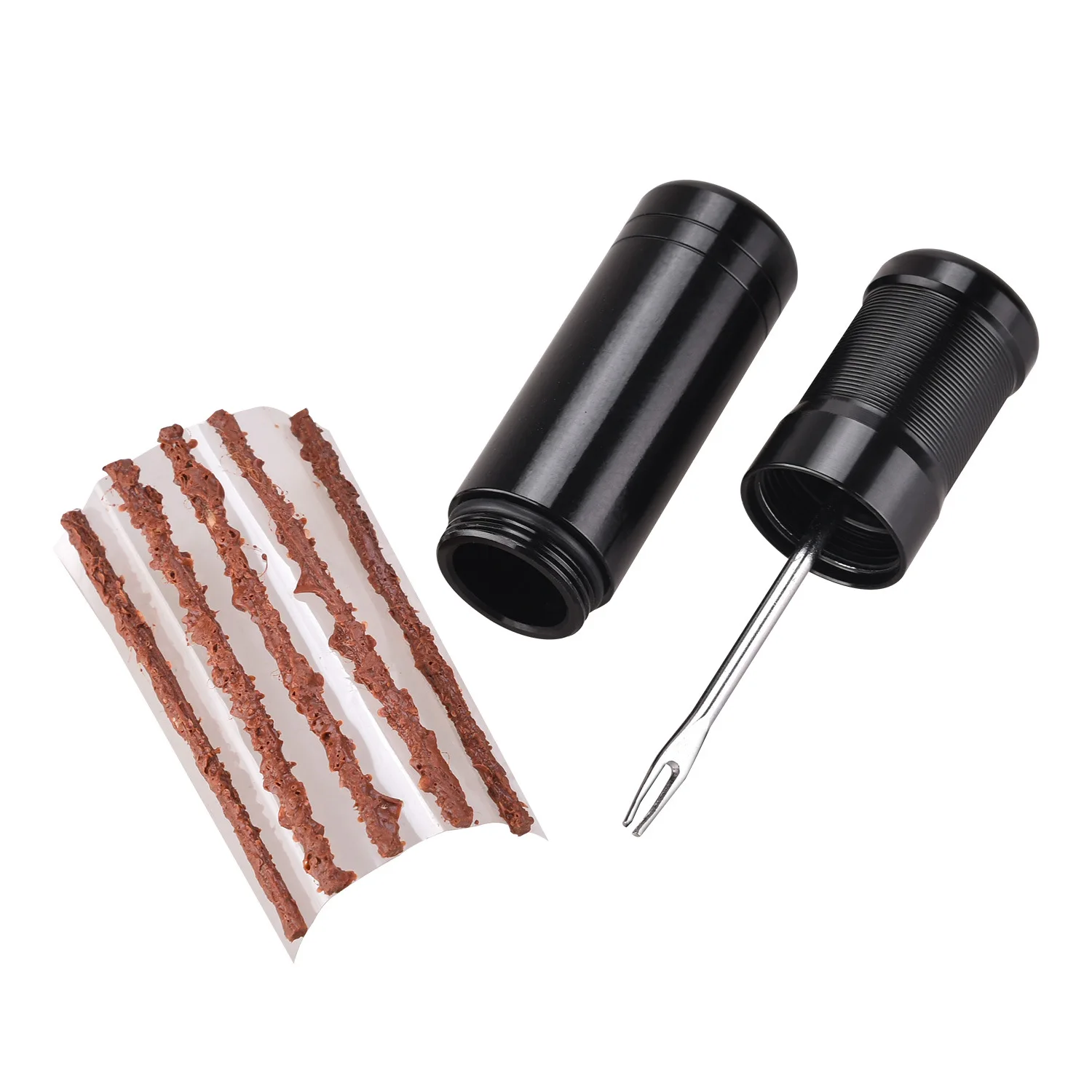 Bicycle Tubeless Tire Repair Tool Kit Mini MTB Road Bike Tyre Plug Puncture Flat Patch with Sealant Rubber Stripes Set | Спорт и