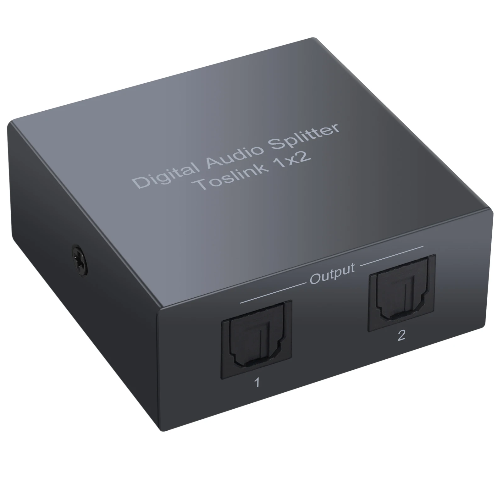 Neoteck алюминиевый сплав 2 порта SPDIF Toslink оптический цифровой аудио сплиттер 1x2 1 в