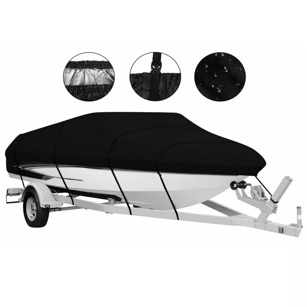 

210D Oxford Cloth Sun Protection And UV Protection V-type Waterproof Boat Cover Waterproof And Breathable Yacht Cover