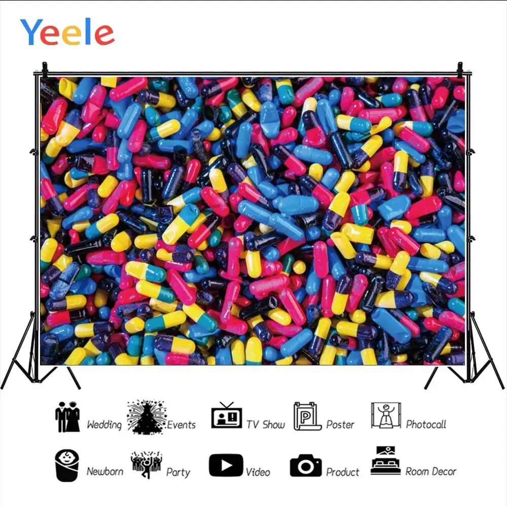 Yeele капсулы таблетки Профессиональный фон для фотосъемки на заказ портретной