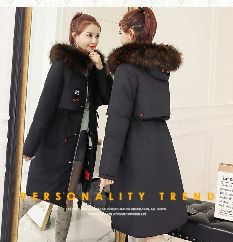 Меховая куртка женская зимняя утепленная парка стеганая женские парки на шнурке