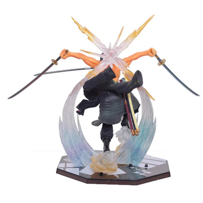 Один кусок Zoro Ronoa 3D2Y три ножа Phantom Ghost Cut Ver. Саурон ПВХ фигурка коллекция модель подарок Луффи 21 см