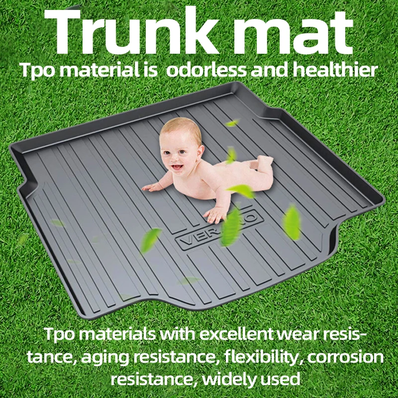 

Cargo Liner Fit For Chevrolet Captiva 2013 2014-2020 Trunk Mat DurAble TPO Black Heavy Duty Floor All Weather Pad Protection