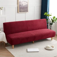 jacquard fabric sofa bed cover folding sofa seat slipcovers stretch covers couch protector elastic futon bench covers for home
