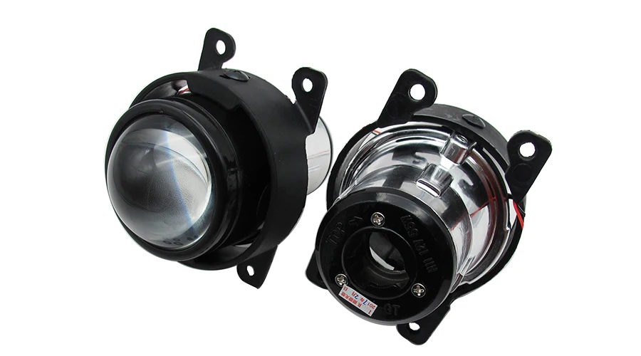 Автомобильные 2,5 дюймовые линзы проектора bi xenon Kit H11 кристально чистые Противотуманные фары для Mitsubishi ASX Grandis Pajero V97 v87 Outland противотуманные фары