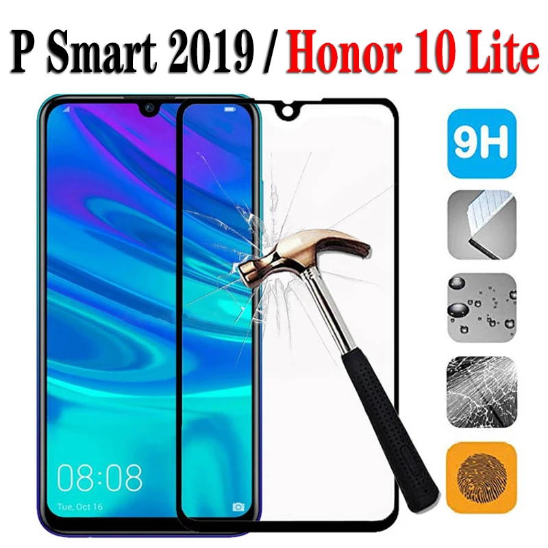 Защитное стекло закаленное для huawei honor 10 lite p smart 2019 | Мобильные телефоны и