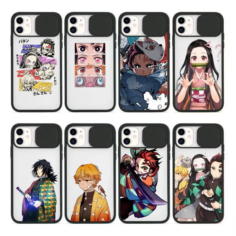 

Demon Slayer anime Phone Case Transparent for iPhone 7 8 11 12 se 2020 mini pro X XS XR MAX Plus