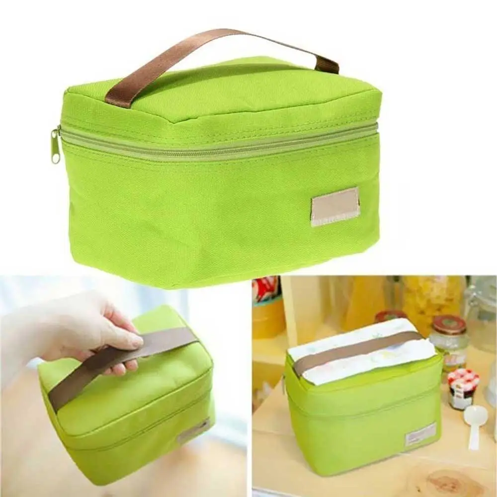 

Travel Oxford Tinfoil Insulated Cooler Thermal Picnic Lunch Bag Waterproof Tote Lunch Bag for Kids Adult