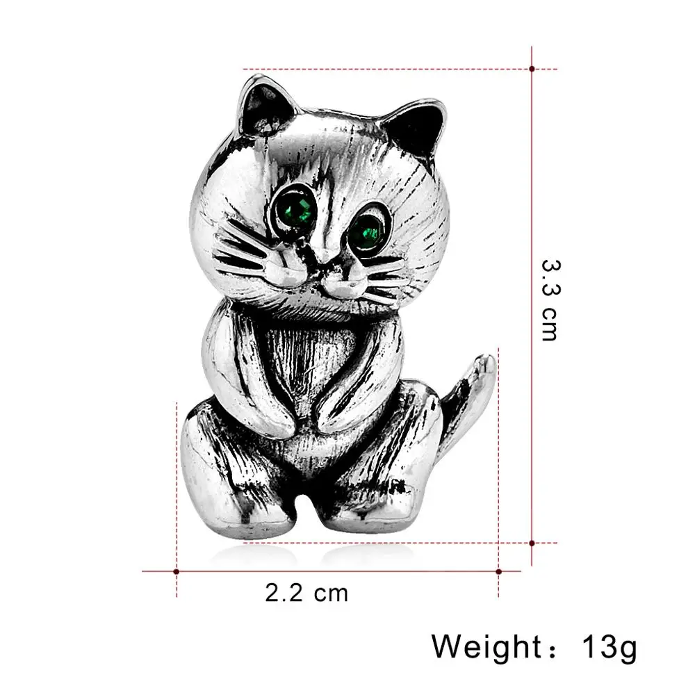 3 шт./партия модные эмалированные броши для кошек собак животных 2019 женская