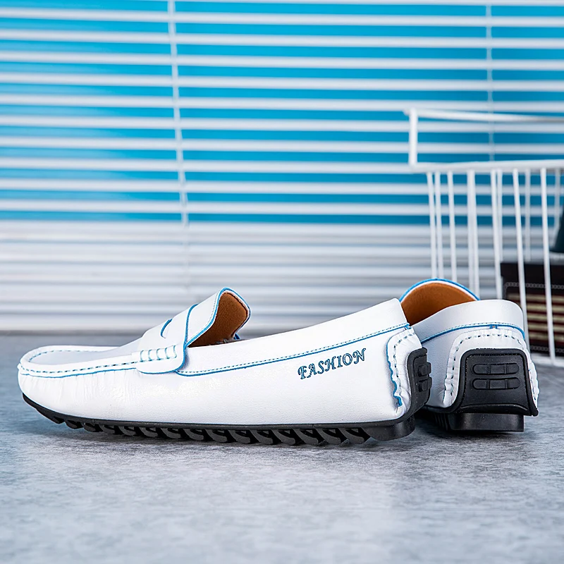 

Zapatos Informales De Hombre Men Shoes Leather Autumn Men's Moccasins For Male 2020 Casual Spring Scarpe Uomo Summer Man