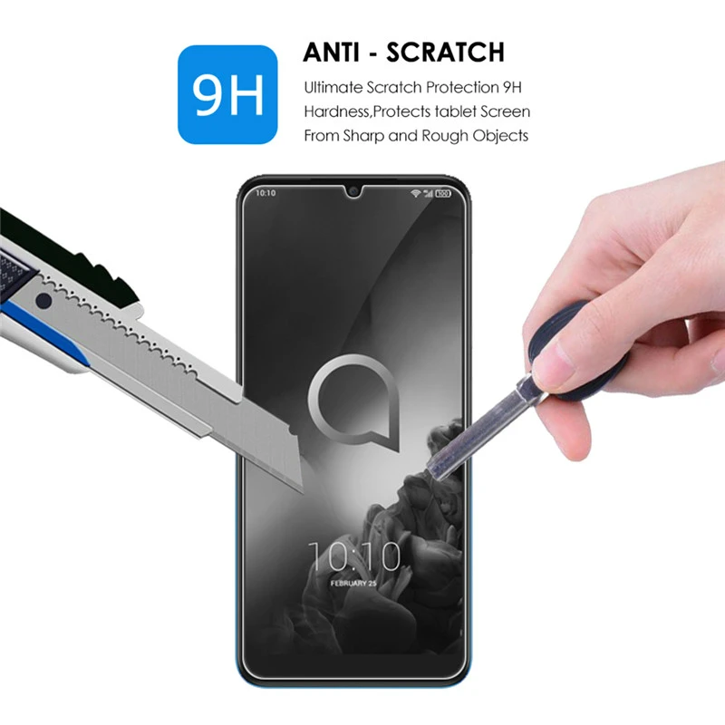 2 шт. прозрачное закаленное стекло для Alcatel 1S 2019 3 3L Защита экрана 5V 3X3 V 3C 3V 1X5 7