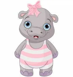 

Clear stamp and Meatl Cutting Die Animal hippopotamus Transparent DIY Silicone Seals Scrapbooking Card Decoration