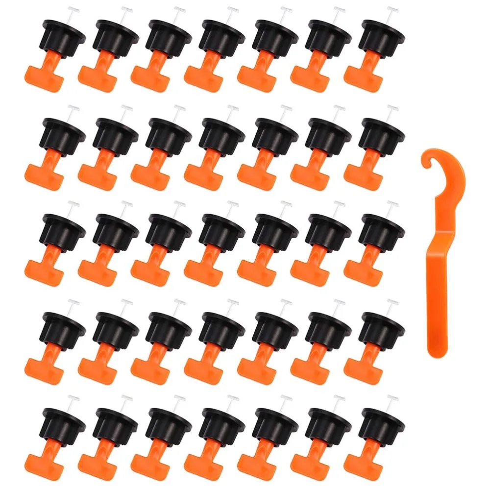 

75pcs Reusable Spacer Flooring Level Tile Levelers Set Tile Leveling System