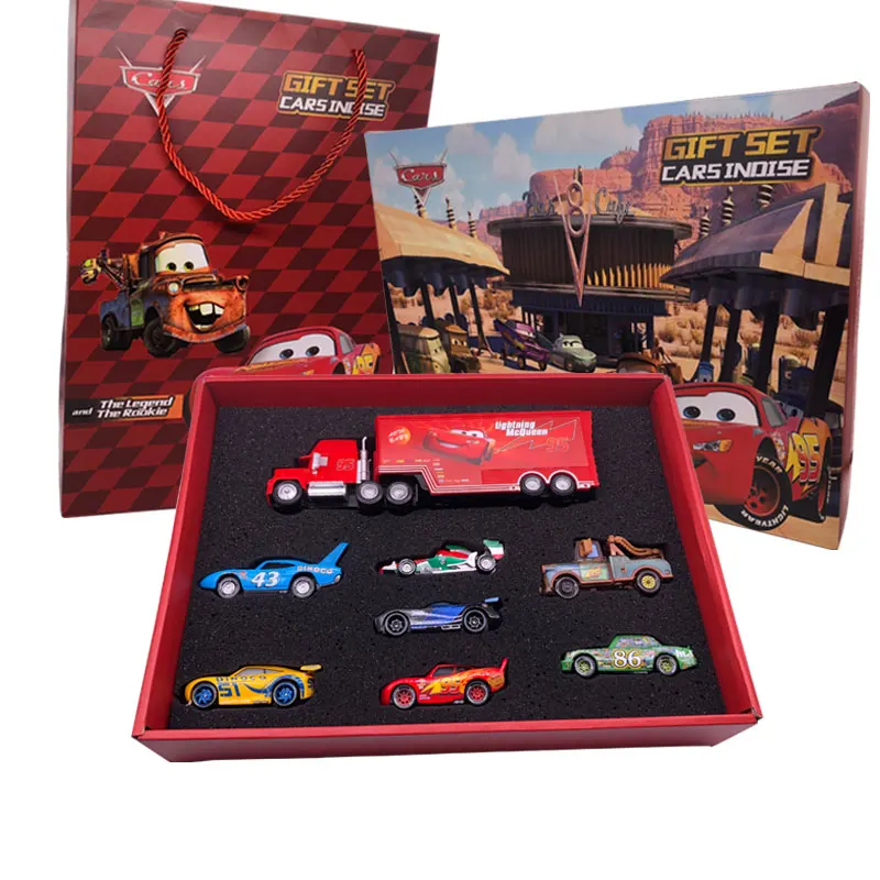 

Disney Pixar Cars 3 Toy Lightning Mcqueen Jackson Storm Mack Uncle Truck 1:55 Diecast Metal Car Toys For Children Birthday Gift