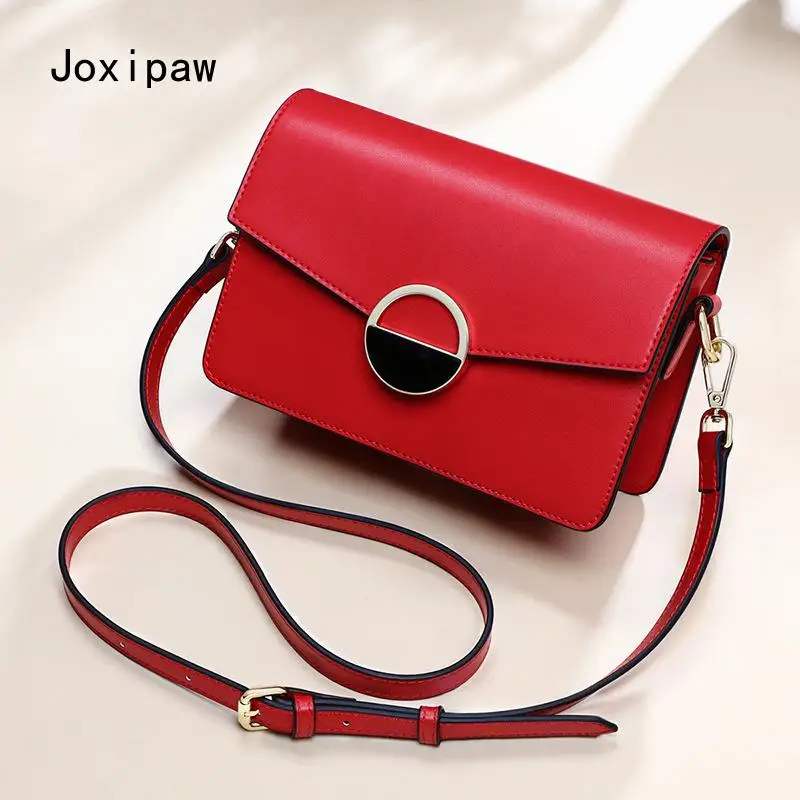 

Genuine Leather Female Shoulder Bags 2021 Women's Brand Crossbody Purses And Handbags For Women Luxury Designer Handbag Small