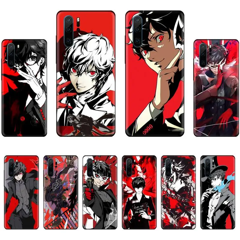 

Persona 5 Phone Case For Huawei P40 P20 P30 lite Pro P Smart 2019 Mate 40 20 10 Lite Pro Nova 5t