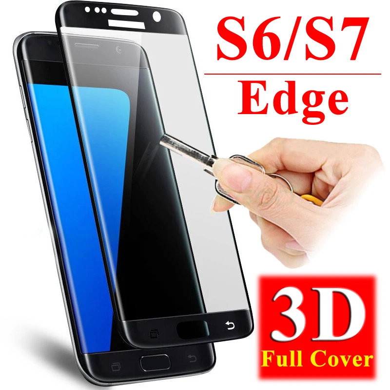 3D Защитное стекло для Samsung Galaxy S7 Edge защита экрана S 7 закаленное защитное S6 Armor Samsyng 6