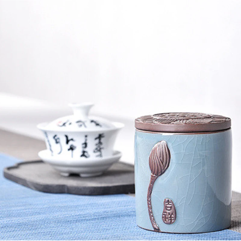 Mini Storage Box for Food Tea Spice Small Jars with Lids Sugar Bottle Chinese Style High Quality frascos para cocina | Дом и сад