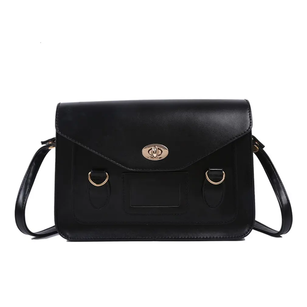 

High Quality Leather Messenger Bag For Female Handbag Tote Vintage Crossbody Bag Clutch Purse Women Shoulder Bag Brand Wholesale