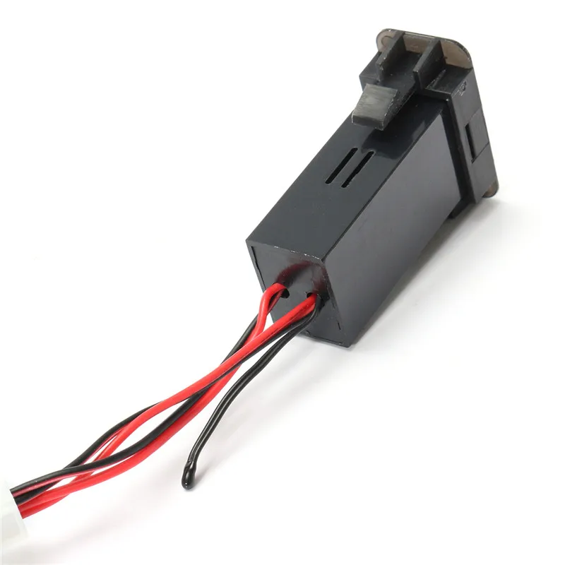 

0~30V LED Digital Voltmeter Temperature Gauge 2 in 1 Voltage Temp Mete LED Dual Display 55cm Wire Length Durable Quality For Car
