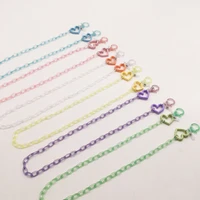 new simple candy color acrylic pure chain lanyard necklace glasses chain lanyard eyeglasses cord neck strap rope