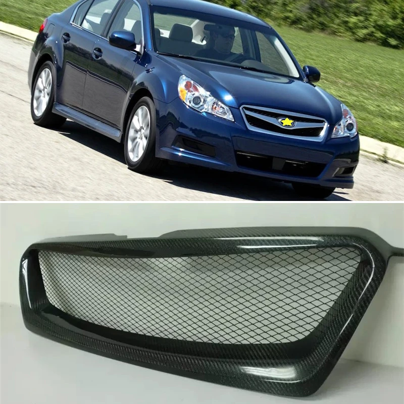 Передняя решетка радиатора из углеродного волокна подходит для Subaru Legacy Racing Grills