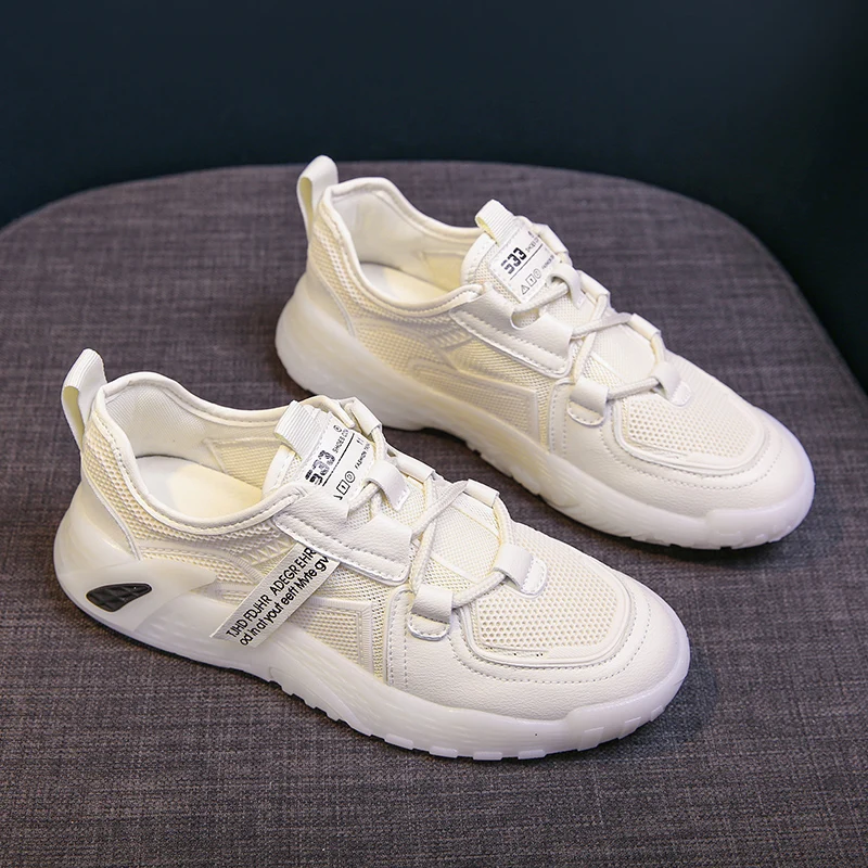 

Summer new fashion breathable ladies casual shoes lightweight and comfortable sports shoes