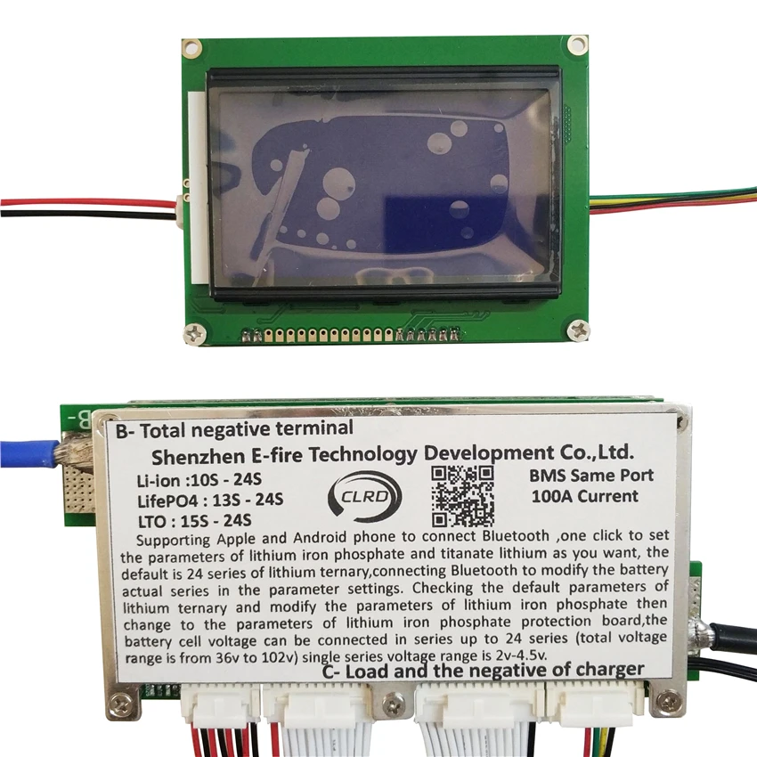 

Ant 10S-24S 70a 100a 200a 300a 450a smart bluetooth bms для li ion lipo lifepo4 и аккумулятор лто pack PCB PCM