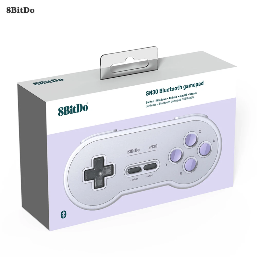 WUIYBN 8Bitdo SN30 геймпад беспроводной контроллер Bluetooth Джойстик для nintendo Switch PC Android MacOS паровой