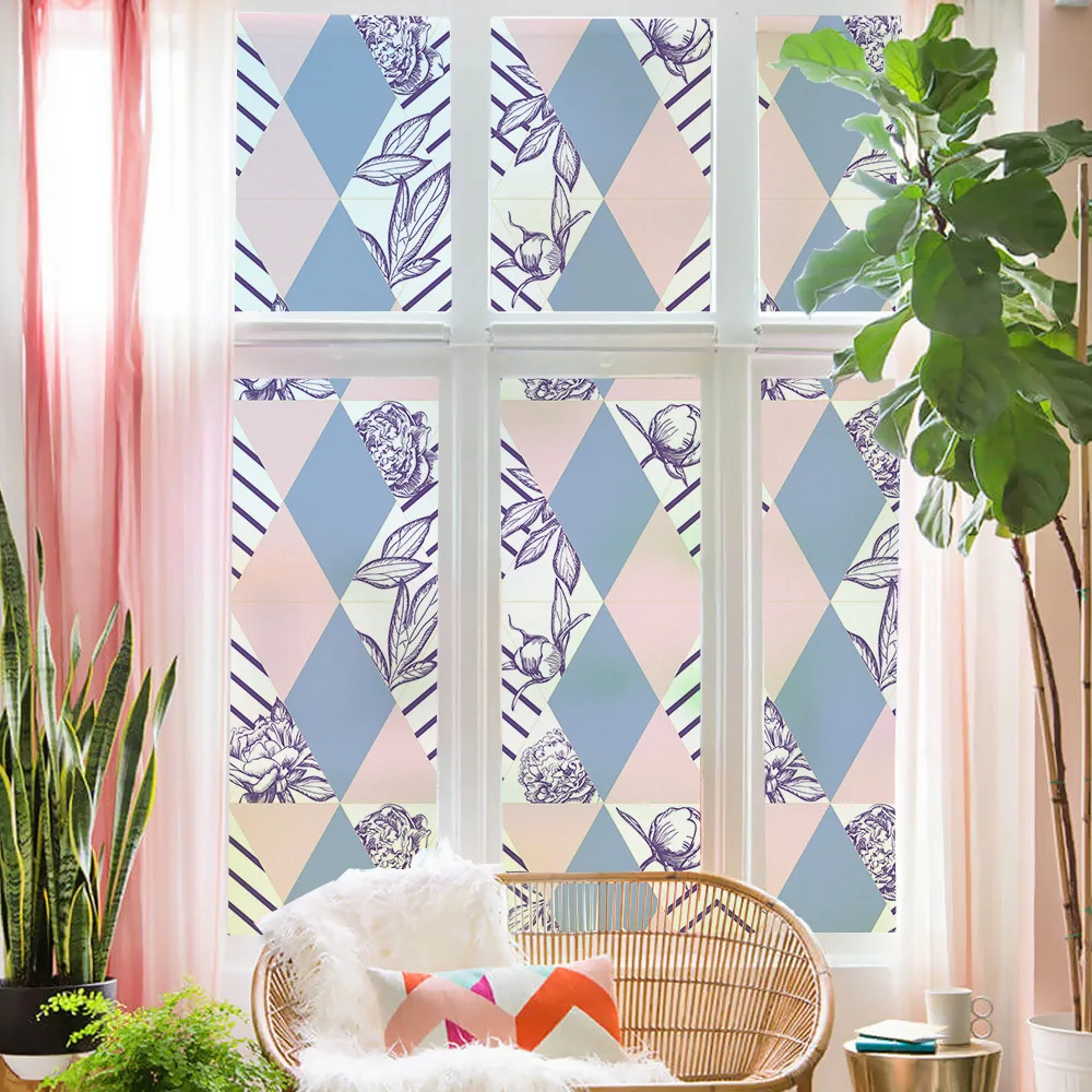 Современная модная декоративная виниловая пленка DICOR с цветами и пионами для