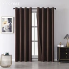 Современная Затемняющая штора для гостиной спальня гардины для окна ткань шторы + тюль шторы 1 панели жалюзи