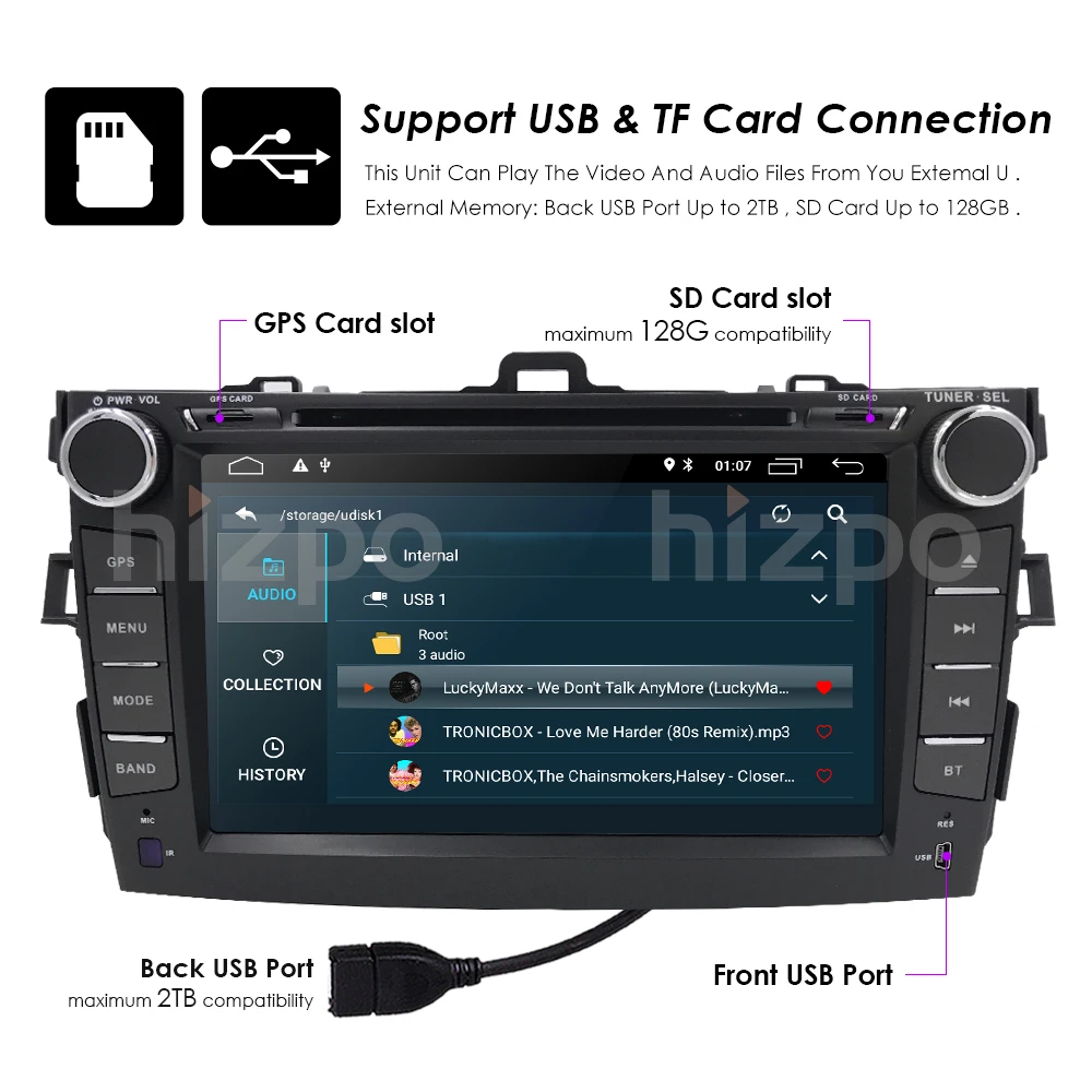 Для Защитные чехлы для сидений, сшитые специально для Toyota Corolla Android 9,0 Quad core 2 Din автомобильный DVD стерео gps с двумя камерами, емкостный экран, WI-FI 4G gps автомобиль радио зеркало-link DVB-T